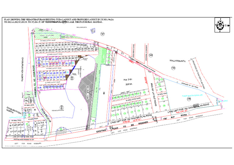 Rajiv Nagar Land Layout Plan | PDF