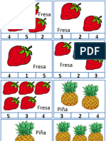 Pinzas Frutas para Trabajar Con Pinzas 1-5