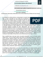 La Inteligencia Artificial (IA) Como Herramienta para Agilizar La Gestión de Procesos Sanitarios