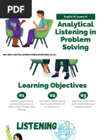 Q1 Module 6 Employ Analytical Listening For Problem Solving