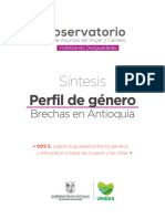 Sintesis Perfil de Genero