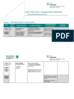 Planificació Psicología y Comunicación Terapéutica - 2023-24 - Semanal - 1