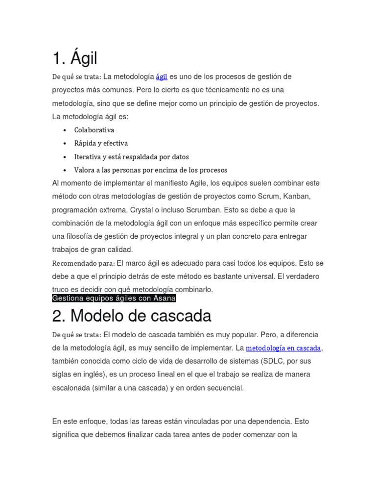 Metodologias | PDF | Gestión de proyectos | Scrum (desarrollo de software)