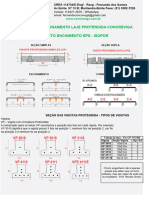 Tabela de Lajes Protendidas