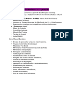 Modernismo - 1° Fase