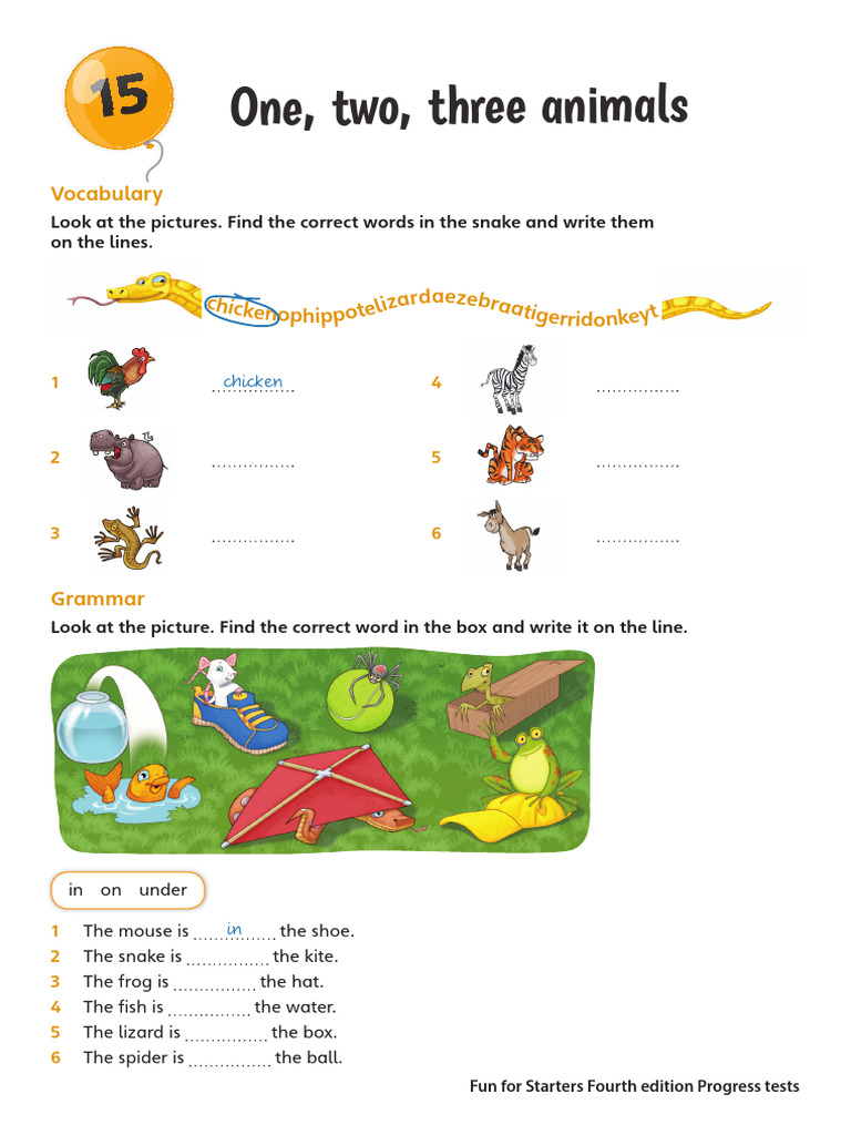 Cuadernillo Starters 15-20 | PDF | Foods