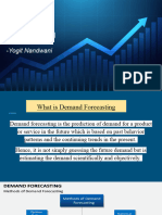 Demand Forecasting