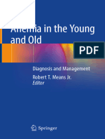 Anemia in The Young and Old Diagnosis and Management (2019)