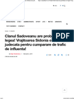 Clanul Sadoveanu Are Probleme Cu Legea! Vrajitoarea Sidonia Este Judecata Pentru Cumparare de Trafic de Influenta! MondoNews