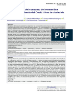 Características Del Consumo de Ivermectina Durante La Pandemia Del COVID 19 en Cajamarca2022