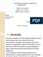 Trabalho Sobre Antena Parabolica