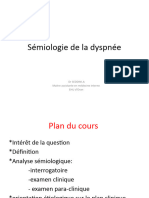 14 - Sémiologie de La Dyspnée