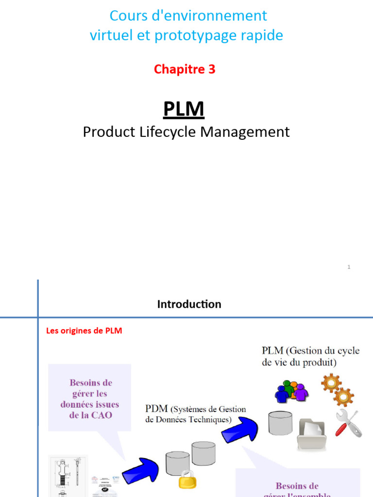 Introduction au PLM et ses fonctionnalités | PDF | Affaires | Ordinateurs