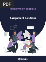 018 Assignment Solutions - Problems On Loops - 2