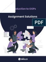 021 Assignment Solutions - Introduction To OOPs