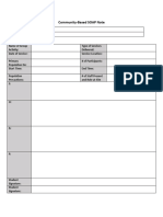 Community-Based Soap Note