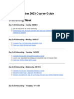 ? October 2023 Course Guide