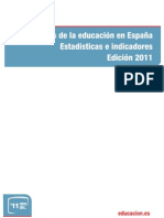 Estadísticas España Docentes 2011