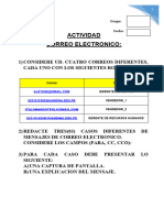 Actividad Del Correo Electronico