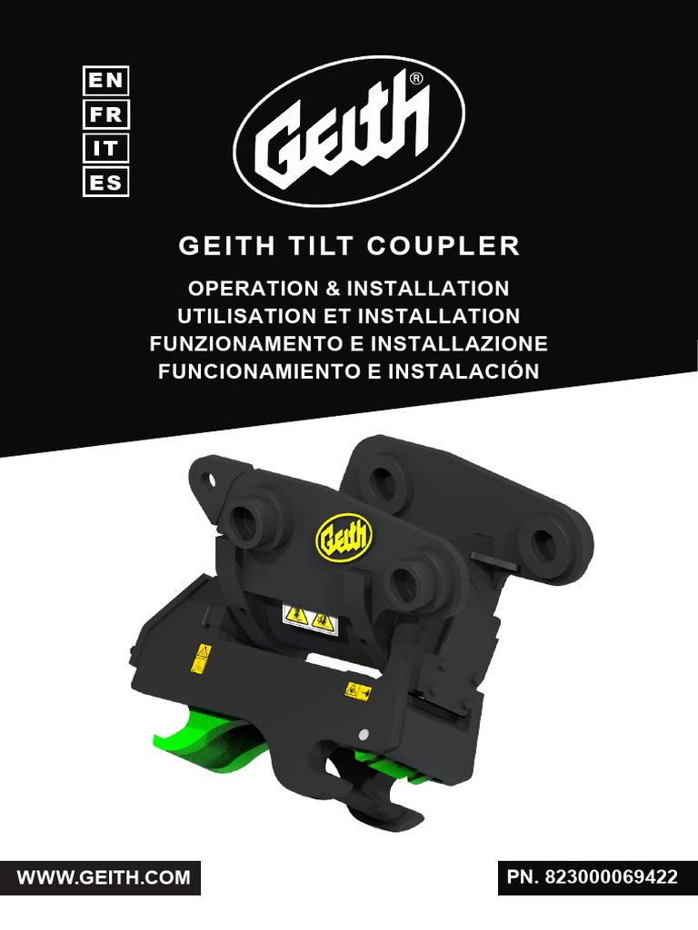 GT Ops & Install Manua GEITH TILT COUPLER PN 823000069422 | PDF ...