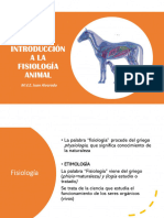 Introducción A La Fisiología Animal