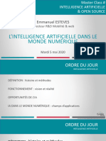 Emmanuel ESTEVES: L'Intelligence Artificielle Dans Le Monde Numérique