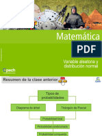 Clase 26 Variable Aleatoria y Distribución Normal 2015