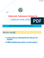 Elektronik Tablolama