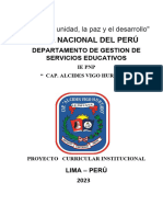 Proyecto Curricular Institucional 2023 . - Ie PNP Alcides Vigo Hurtado