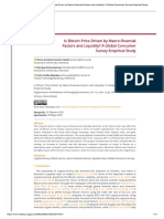 Is Bitcoin Price Driven by Macro-Financial Factors and Liquidity - A Global Consumer Survey Empirical Study