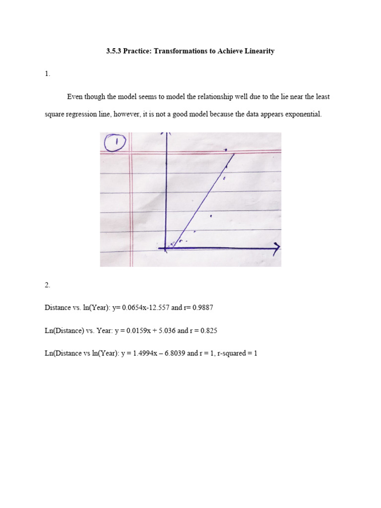 Transformations for Linear Data Analysis | PDF