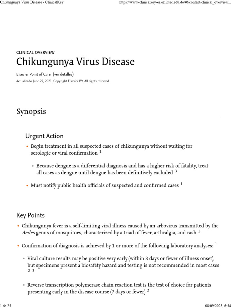 Chikungunya Virus Disease | PDF | Zika Fever | Infection
