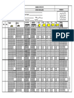 Formato para Aforo de Vehículos