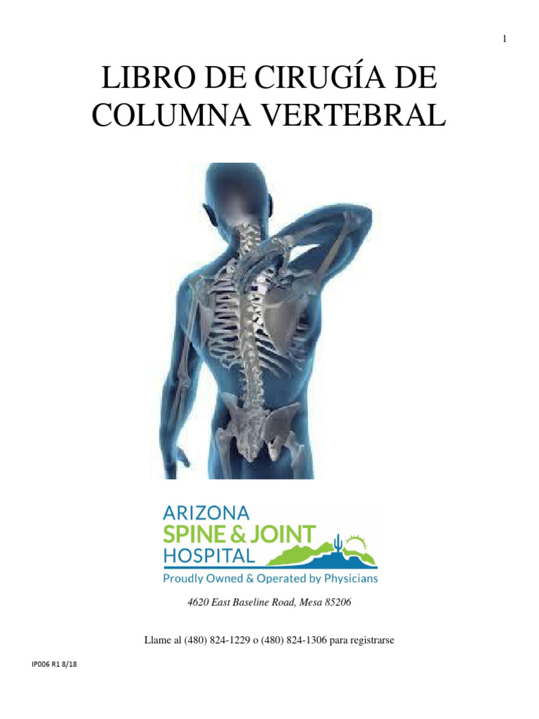 Spine Surgery Book SPANISH IP006 R1 | PDF
