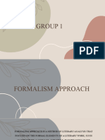 Formalism Approach