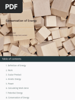 Conservation of Energy NOTES