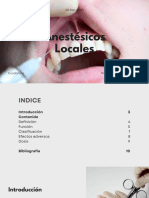 Anestesicos Locales