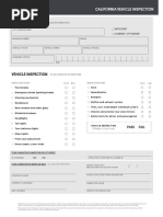 UBER Inspection Form PDF | PDF