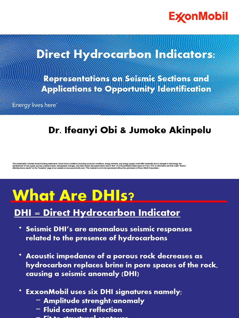Direct Hydrocarbon Indicators | Download Free PDF | Reflection ...