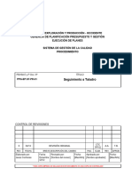 1.4 Documentos de La Calidad Seguimiento A La Actividad Con Taladro (ABRIL 2013)