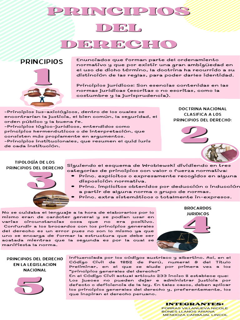 Clasificación de Principios del Derecho | PDF | Justicia | Crimen y ...