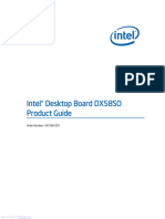 Manual Intel DX58SO