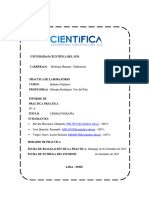 Informe 6 Quimica Organica - Cromatografia