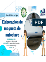 Maqueta Biotecnológica: Autoclave (Diapositivas) 