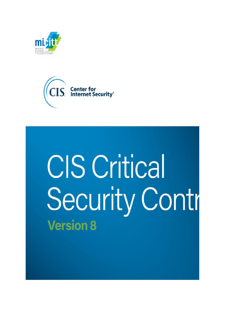 Micitt-CIS Controls Version 8-ESP-2022 | PDF | Internet de las Cosas ...