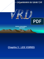 VRD Chapitre V - Les Voiries