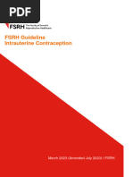 UKMEC Contraception Summary Table | PDF | Birth Control | Blood Pressure