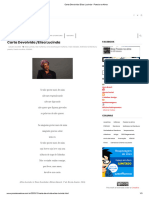 Carta Devolvida - Elisa Lucinda - Poesia Na Alma