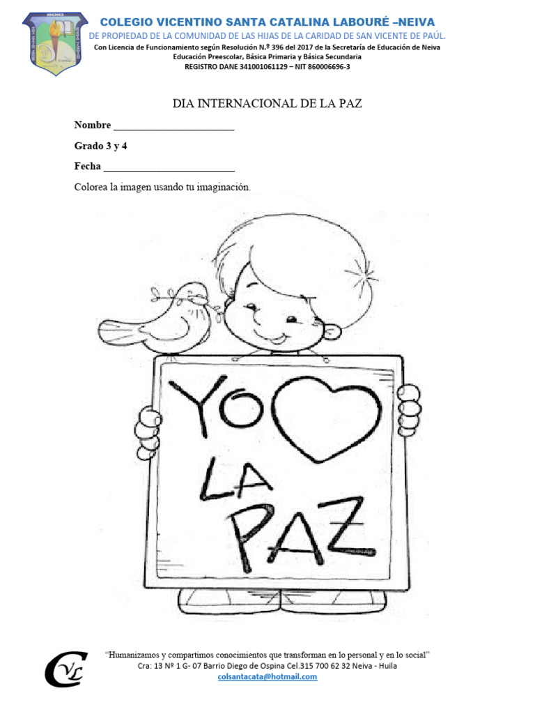 Actividades para el Día de la Paz | PDF