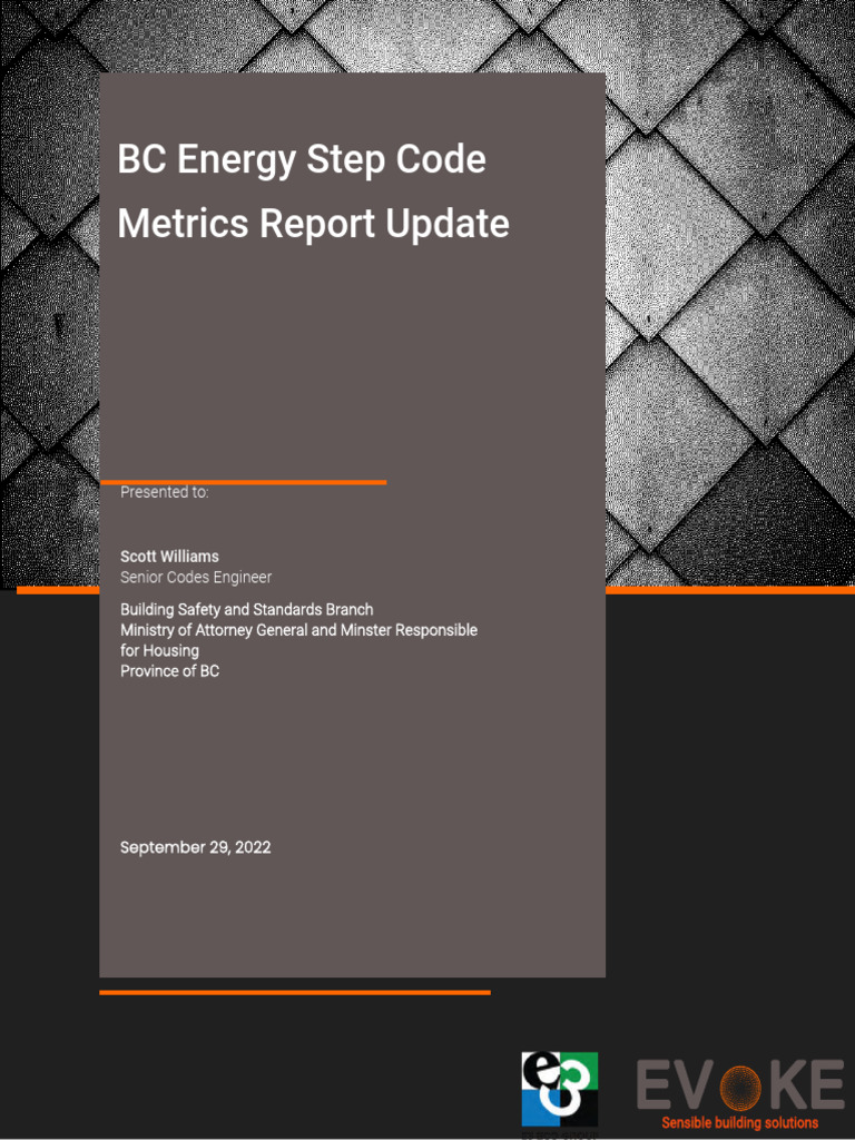 BC Energy Step Code Metrics Update | PDF | Building Technology | Building